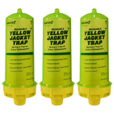 RESCUE! Reusable Yellowjacket Trap front view, yellow and green