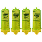 RESCUE! Reusable Yellowjacket Trap front view, yellow and green