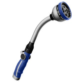 Restmo 15-inch heavy duty watering wand side view with blue finish