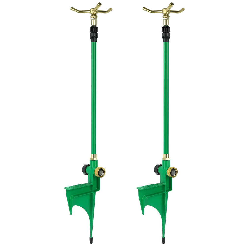Restmo 3-Arm Sprinkler front view with adjustable height