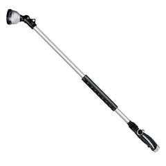 Restmo 36-inch watering wand in silver colour, front view