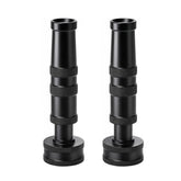 Restmo Brass Hose Nozzle front view with black finish