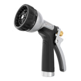 Restmo Garden Hose Nozzle front view with ergonomic grip