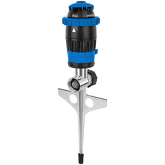 Restmo Gear Drive Sprinkler front view in blue