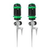 Restmo Gear Drive Sprinkler front view with step spike base