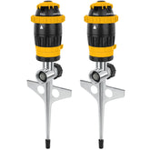 Restmo Gear Drive Sprinkler front view with yellow finish