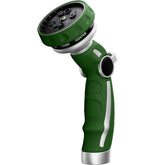 Restmo Heavy Duty Metal Hose Nozzle front view in green