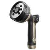 Restmo Metal Garden Hose Nozzle front view in bronze