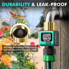 Restmo Water Flow Meter showing measurement modes