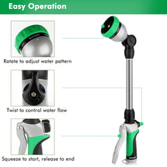 Restmo Watering Wand with adjustable flow control knob