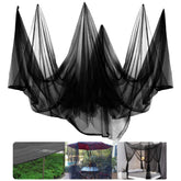RGQSUN Mosquito Netting 10 x 39 ft, Black front view