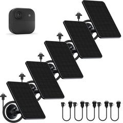 Rhorawill solar panel front view with black finish