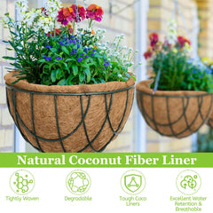 Riare 16 inch coco liner submerged in water for reshaping