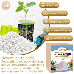 Riare Organic Perlite in a garden setting