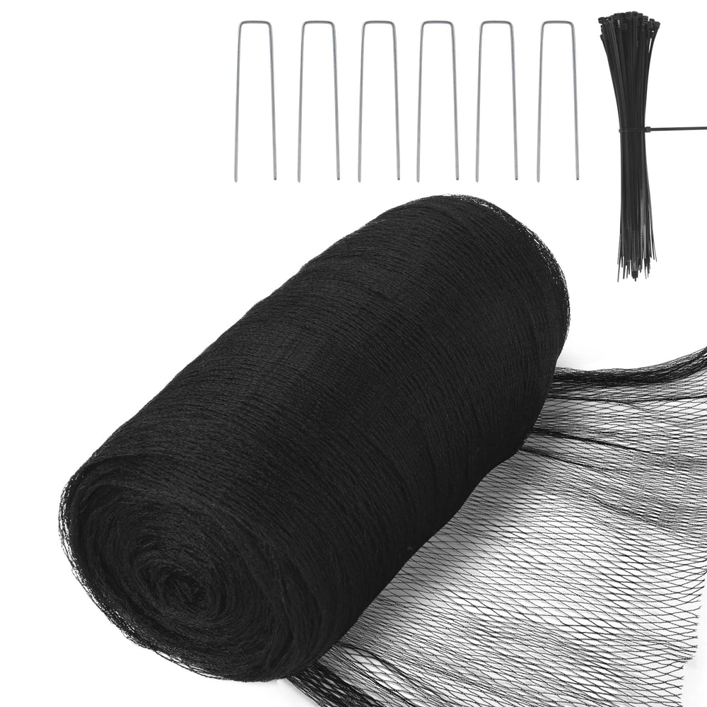 RIFNY Bird Netting 26 x 49FT black mesh front view