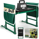 RIFPOD Garden Kneeler and Seat side view in green