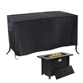 Rilime waterproof fire pit cover 45"L x 23"W front view