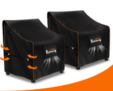 Rimwig Patio Chair Cover front view in black