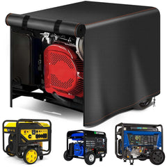 Rimwig portable generator rain cover black front view
