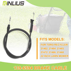 Rinlius Brake Cable 139-6594 packaging