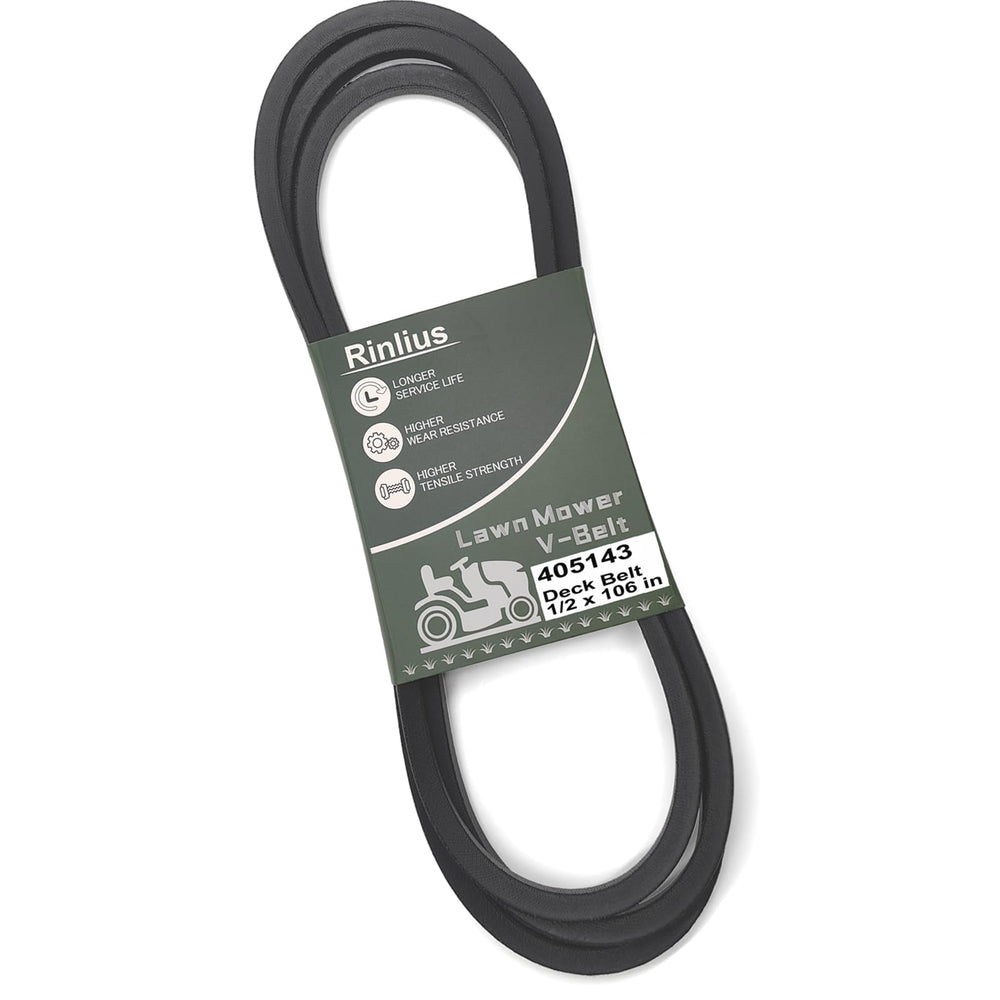 Rinlius Mower Deck Belt 405143 front view