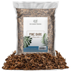 Rio Hamza Trading Pine Bark Mulch Nuggets 8 quarts packaging front view