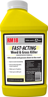 RM18 Fast-Acting Weed & Grass Killer Herbicide 32 oz spray front view