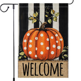 RMXJKIIU 12x18 inch garden flag with pumpkin design