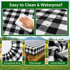 RNOONY bench seat covers measuring 12x72 inches