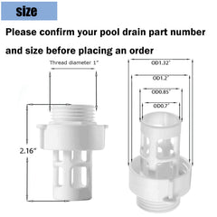 RO6G Hose Drain Plug Connector side view