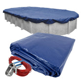 Robelle 10 x 15 ft Professional Oval Pool Cover front view