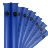 Robelle 8 ft. blue pool cover weights, front view