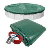 Robelle Winter Pool Cover 18 ft round green top