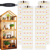 Rocoking Grow Light Panel 4PCS front view with LED bulbs