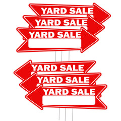 Rogue River Tactical 6 Piece Yard Sale Arrows in red front view
