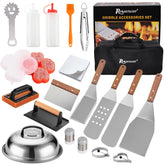 ROMANTICIST 119PC griddle accessories kit complete set in orange