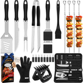 ROMANTICIST 23pcs BBQ Tool Set in durable zipper bag