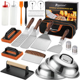 ROMANTICIST 29PCS Griddle Accessories Set, complete tools laid out