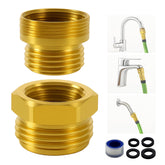 ROOGSIH Shower Hose Adapter Kit with brass connectors