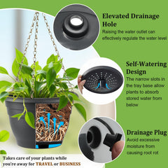 RooTrimmer 10-inch planter showing soil support