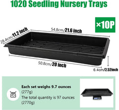 RooTrimmer 10 Pack 1020 Trays side view demonstrating depth