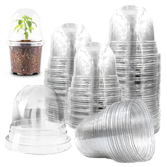 RooTrimmer humidity dome for 4 inch pots, clear plastic design