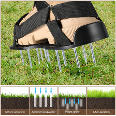 rosgel Lawn Aerator Shoes with stainless steel base plate