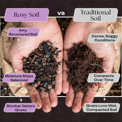 Rosy Soil Orchid Potting Mix bag with resealable feature