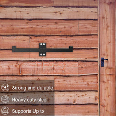 RTOSY Leaf Blower Hanger dimensions displayed on packaging