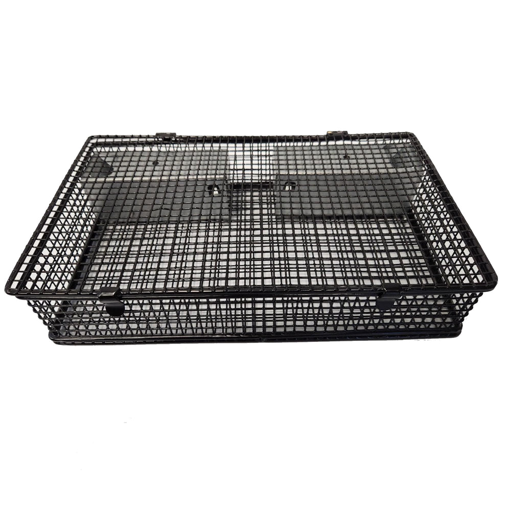 Rugged Ranch Mousinator black multi-catch mouse trap front view