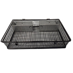 Rugged Ranch Mousinator black multi-catch mouse trap front view