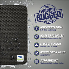 RUGGED RHINO kneeling pad side view showcasing thickness