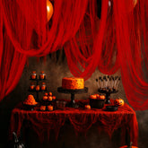 RunNico Creepy Cloth red Halloween decoration front view