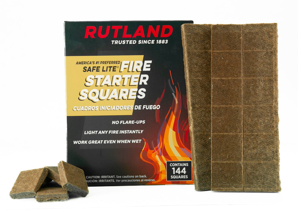 RUTLAND PRODUCTS Fire Starter Cubes 144 Count in packaging